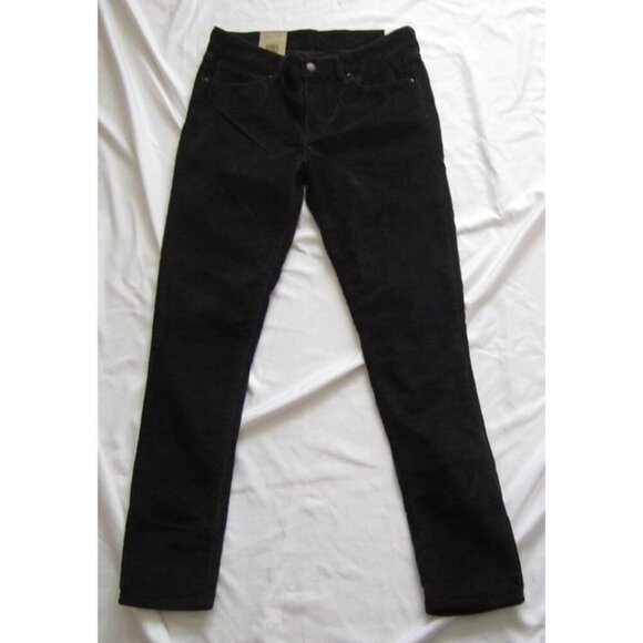 New Women Levis 711 Skinny Corduroy Black Pants Sz 30x30 (WP302) - Picture 2 of 11